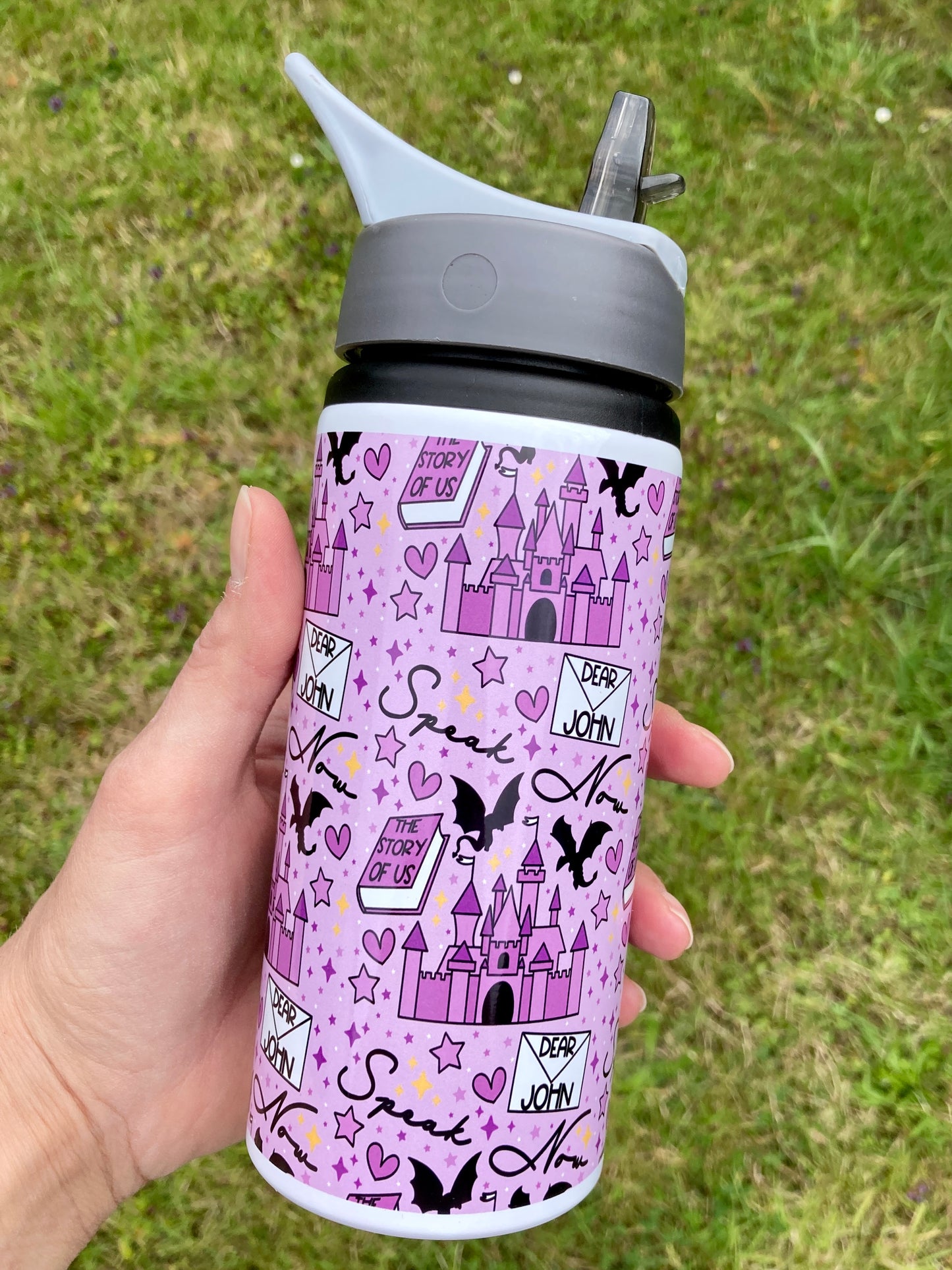 Taylor Swift Speak Now lyrics inspired water bottle