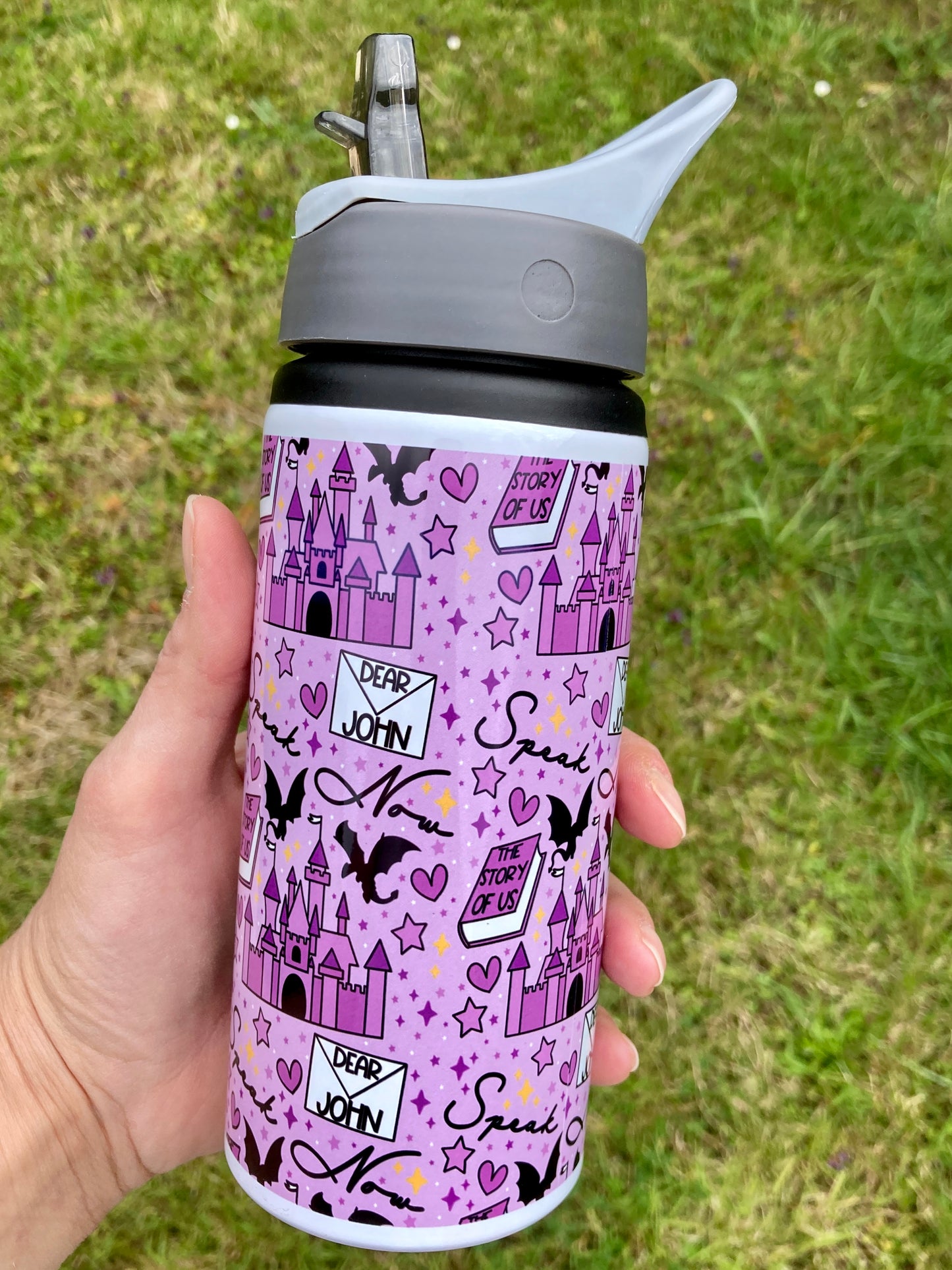 Taylor Swift Speak Now lyrics inspired water bottle