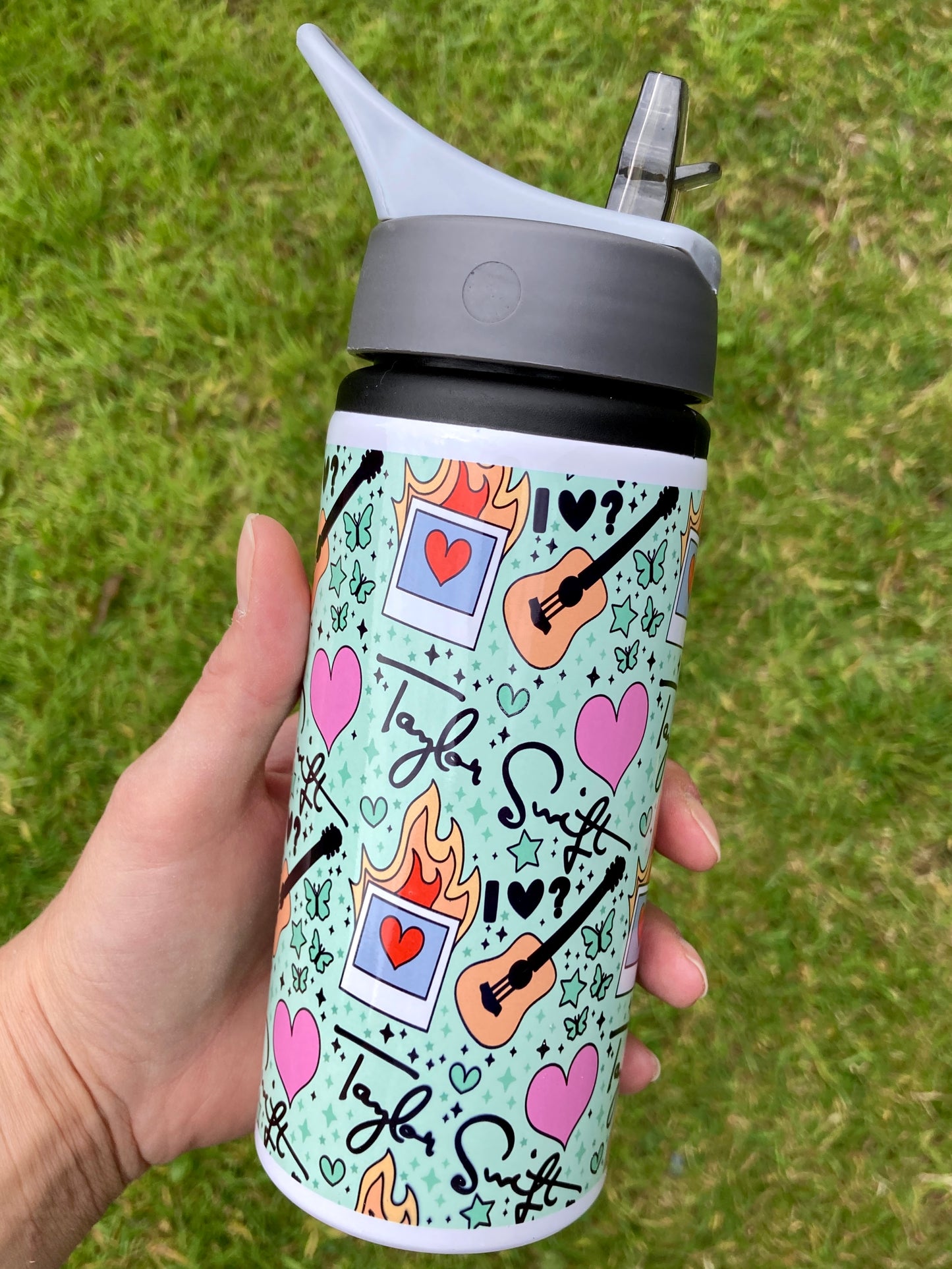 Taylor Swift Debut lyrics inspired water bottle