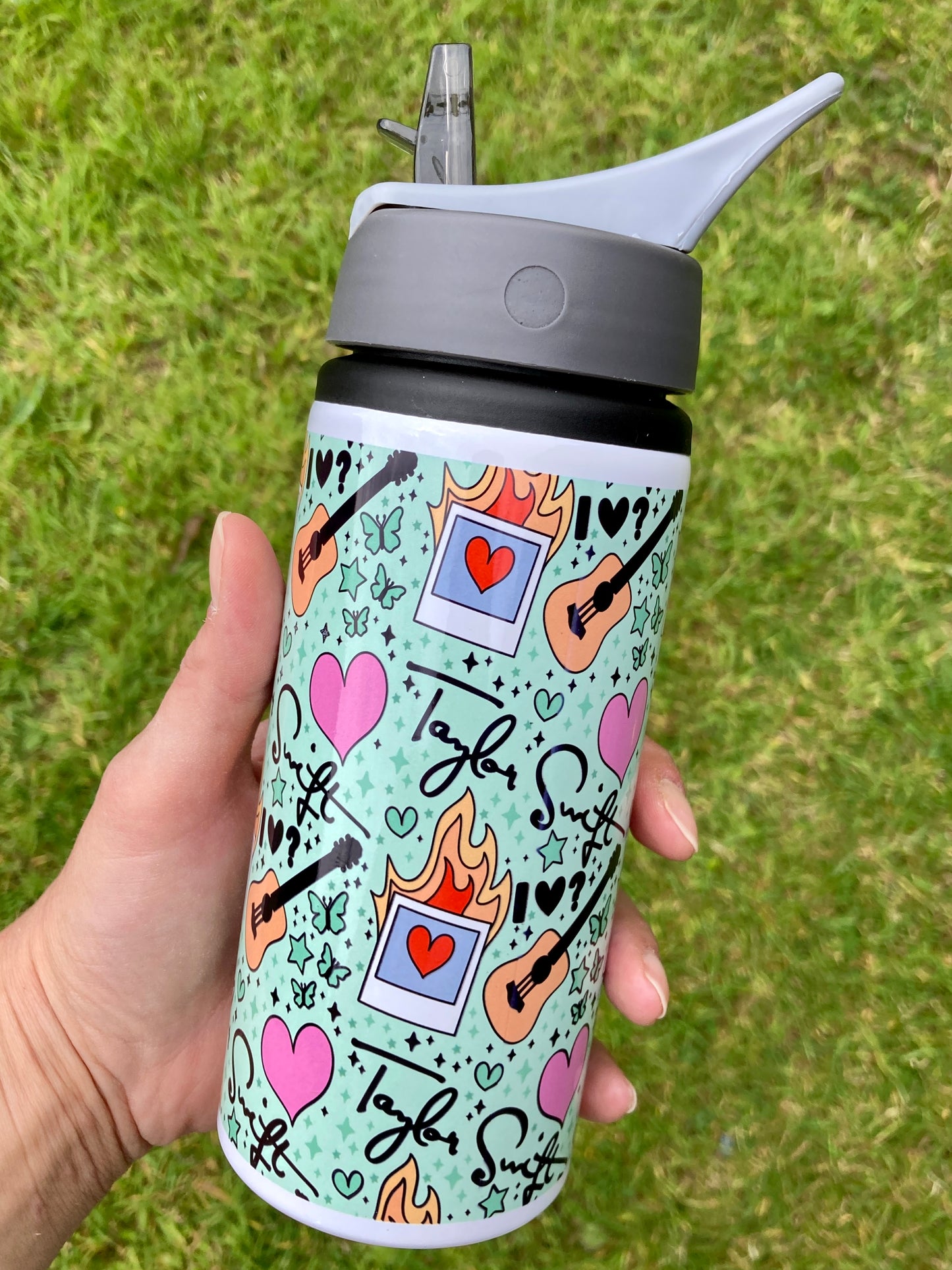 Taylor Swift Debut lyrics inspired water bottle
