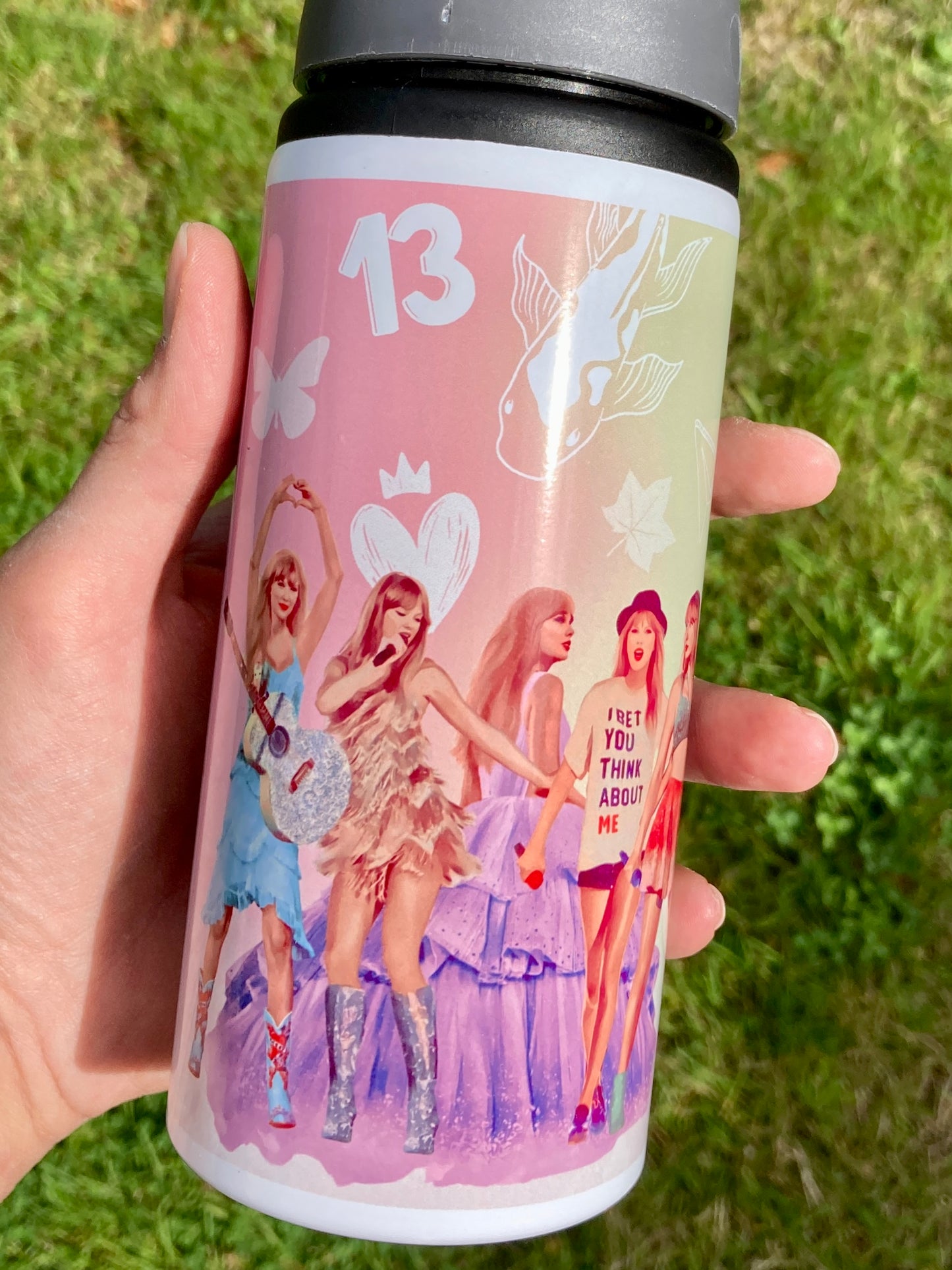 Taylor Swift Eras outfits water bottle 600ml