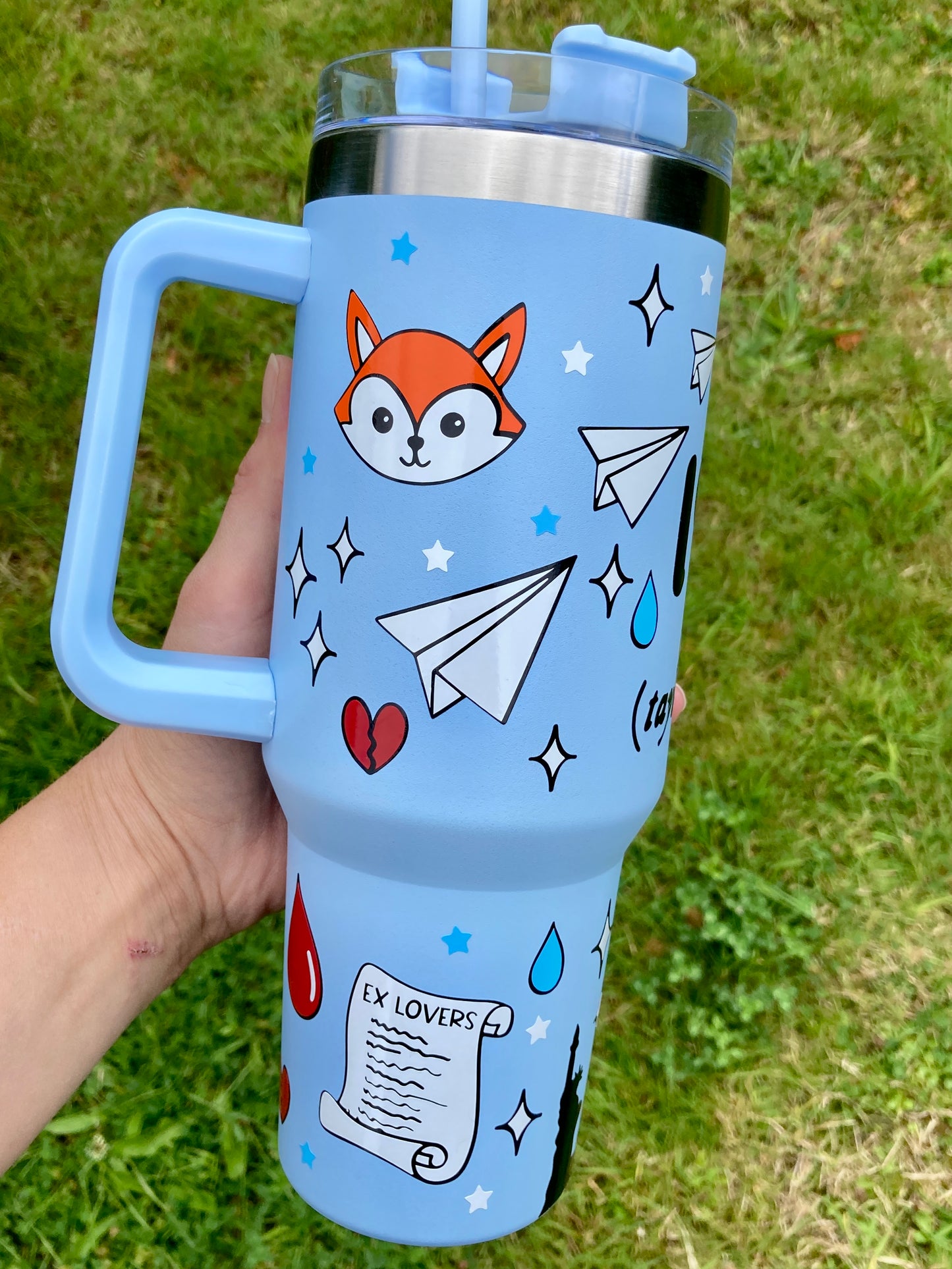 1989 inspired - baby blue - 40oz tumbler