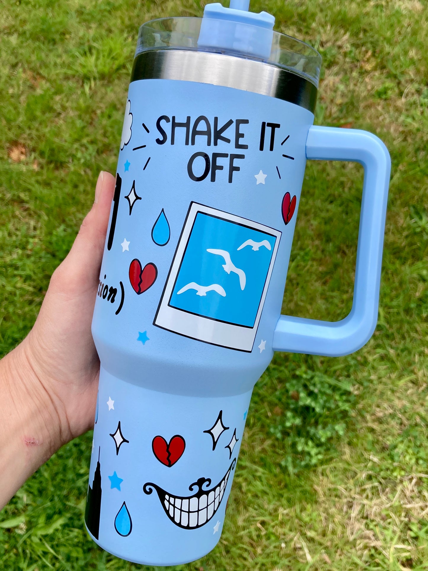 1989 inspired - baby blue - 40oz tumbler