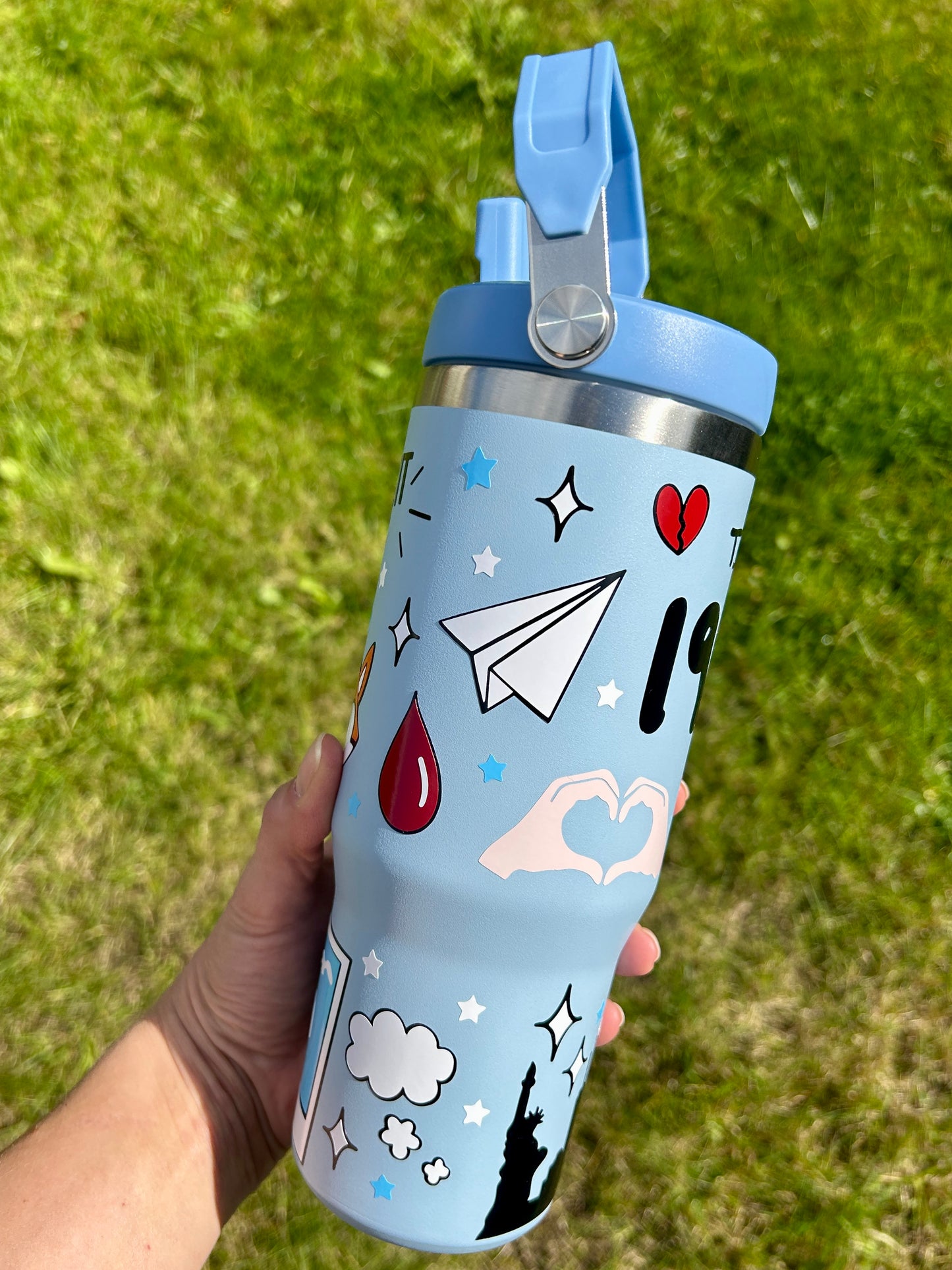 1989 inspired - light blue - 30oz tumbler
