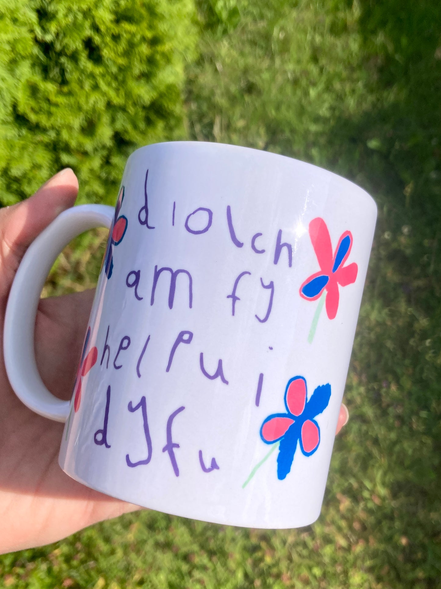 Custom message mug
