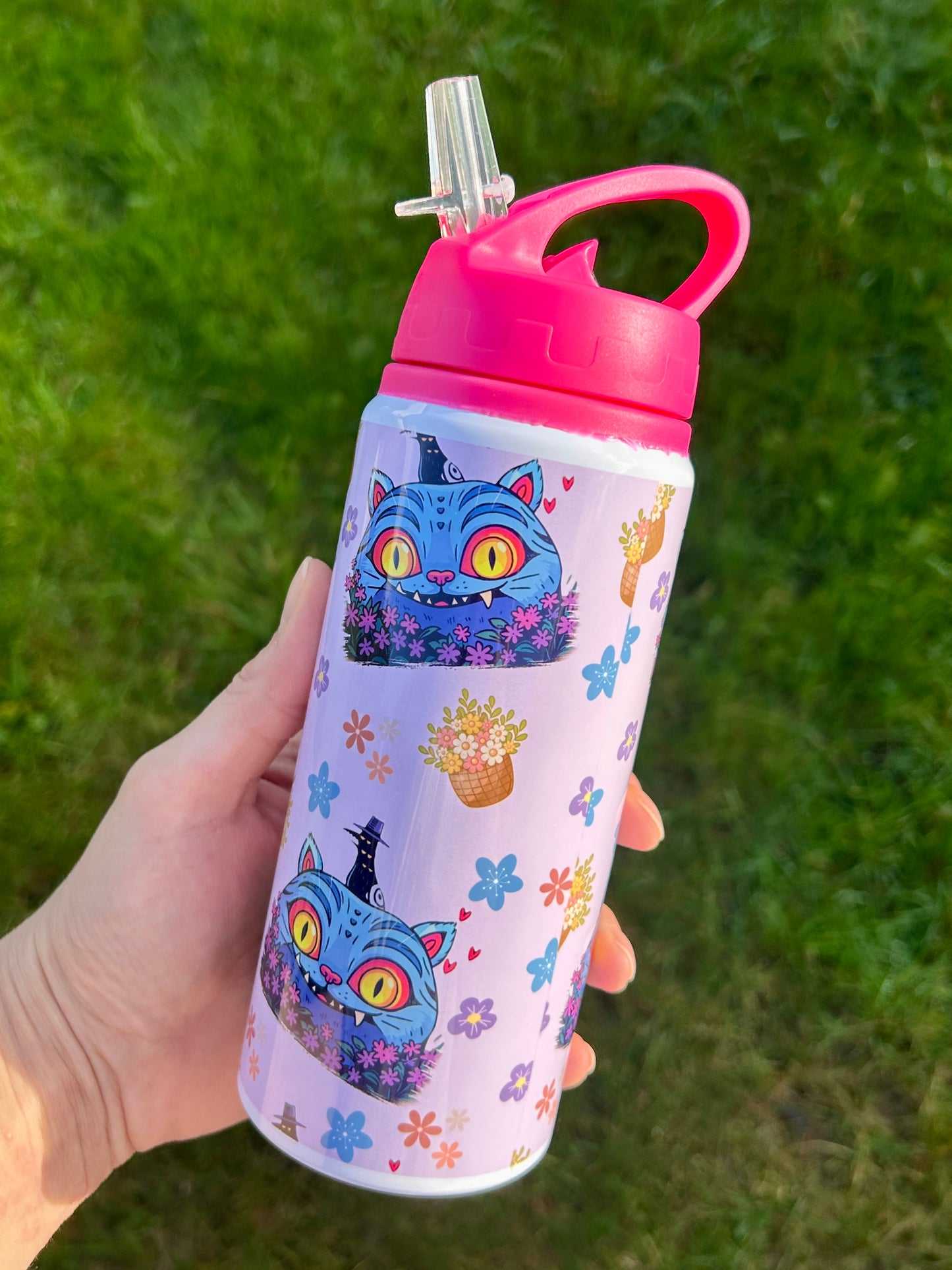 Derpy new pink 600ml water bottle