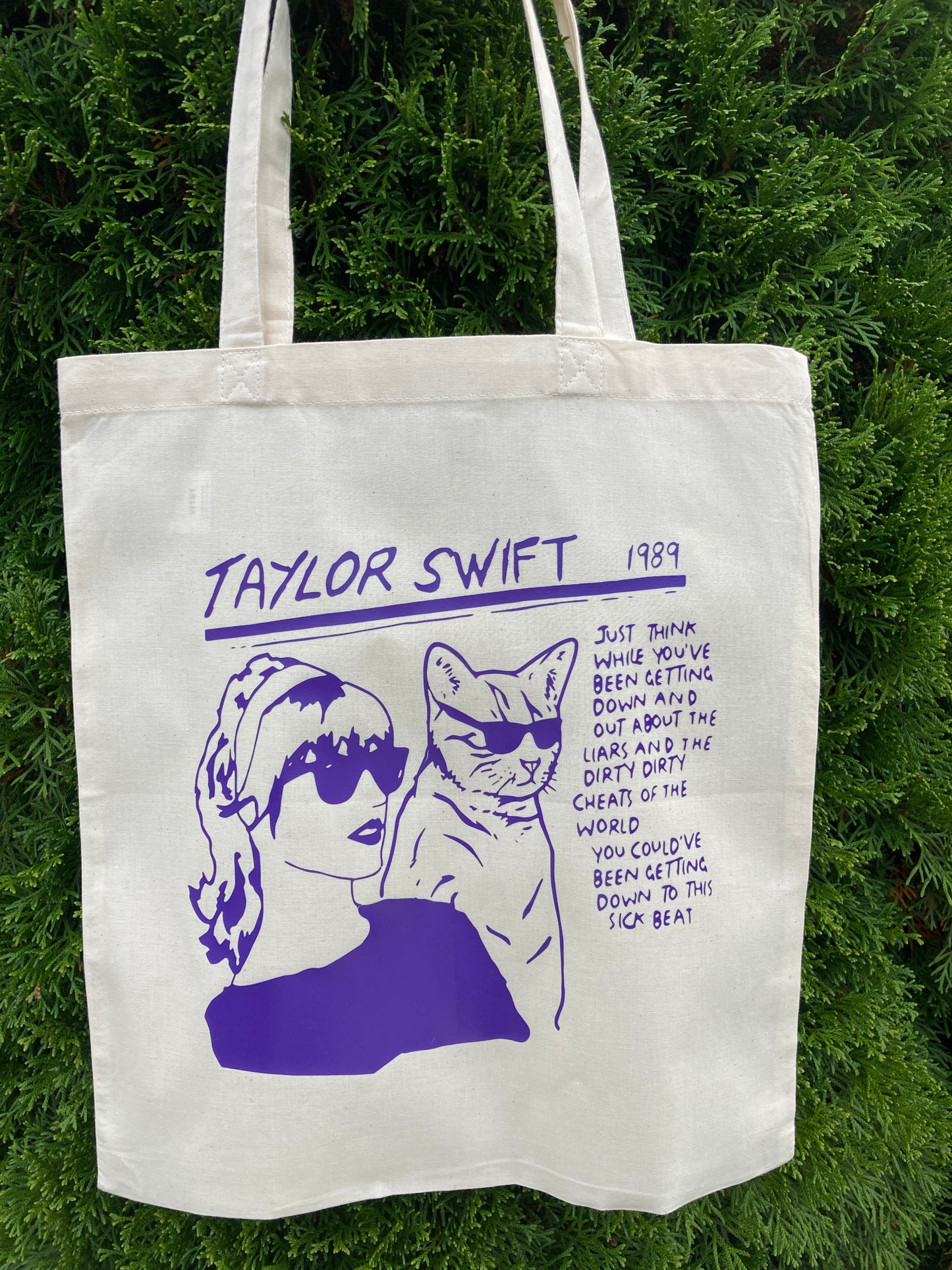 TS inspired tote bag handmade