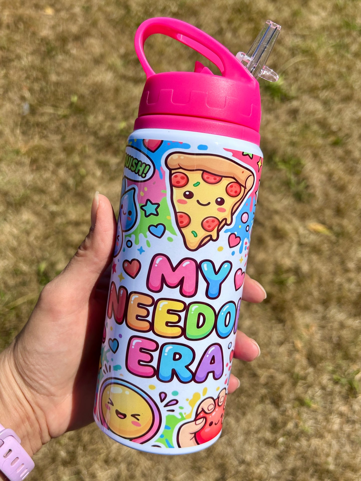Needoh Era pink 600ml water bottle