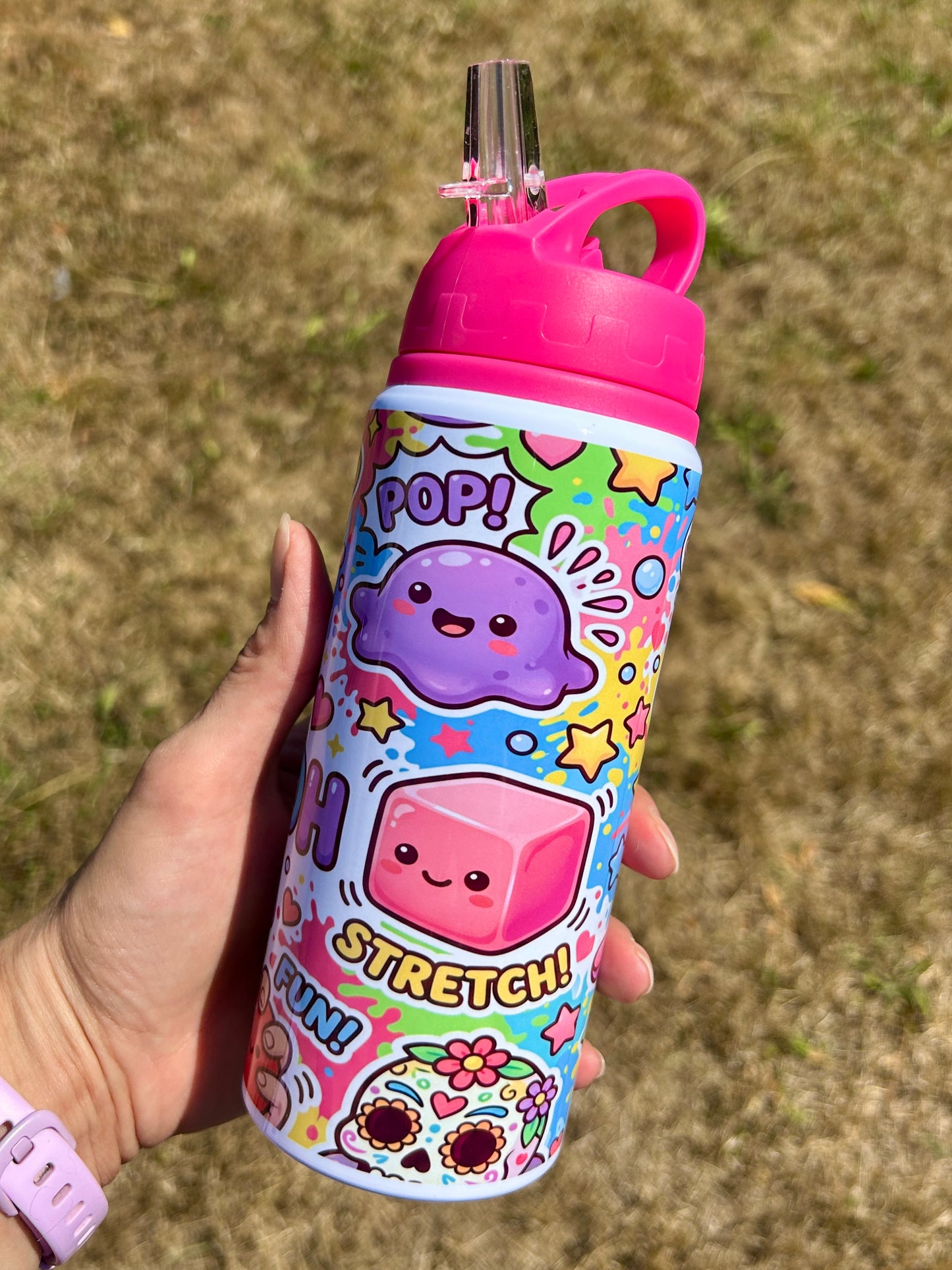Needoh Era pink 600ml water bottle