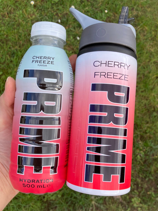Prime Cherry Freeze water bottle 600ml