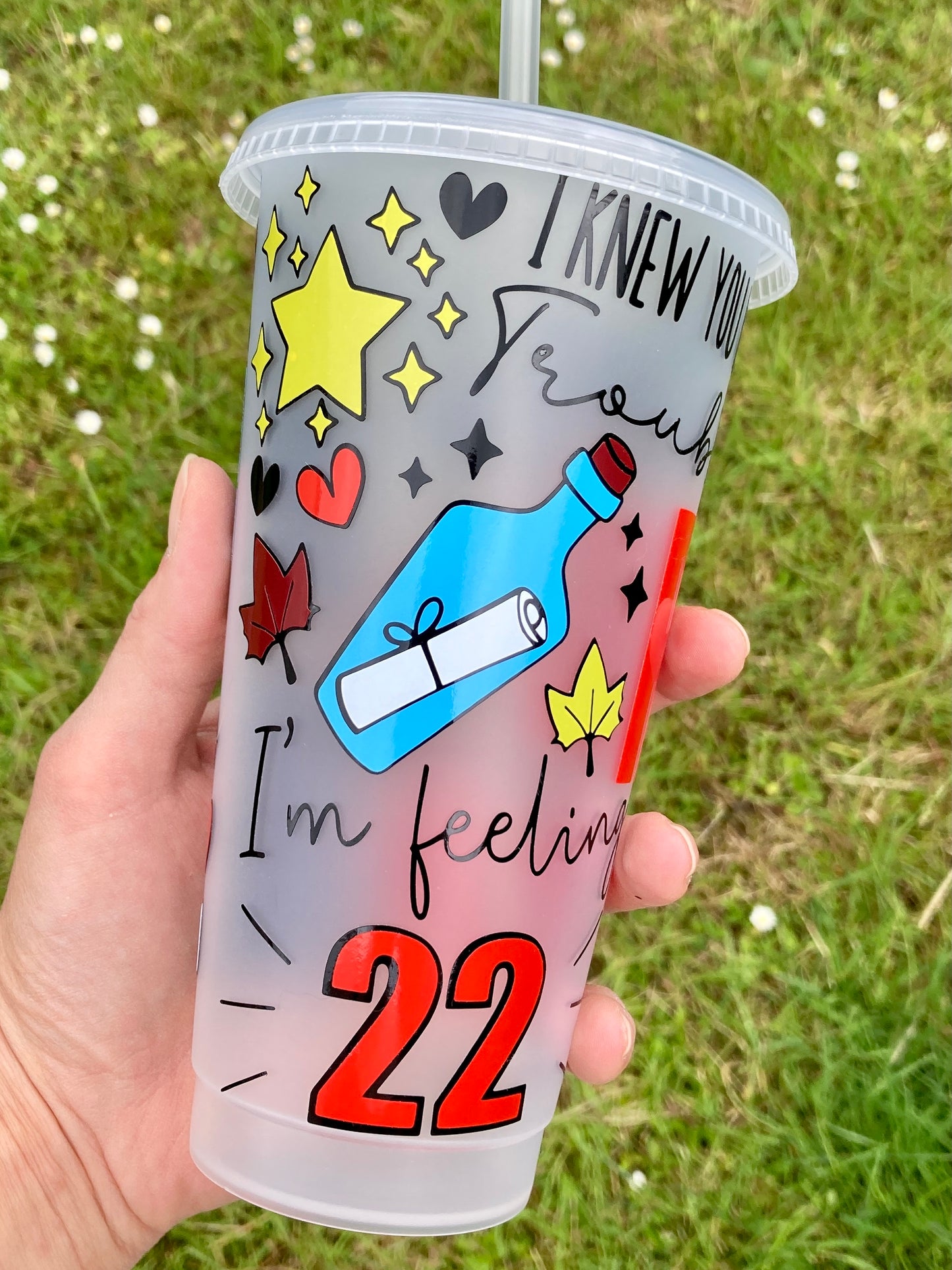 Red inspired - 24oz cold cup