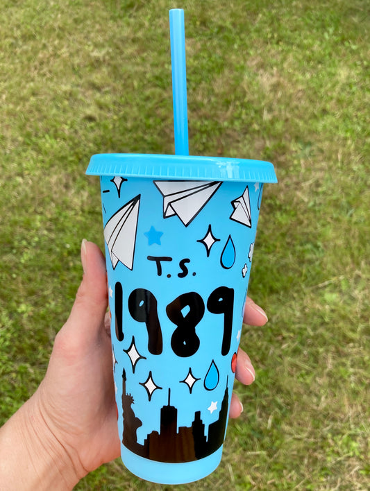 1989 inspired - baby blue cup