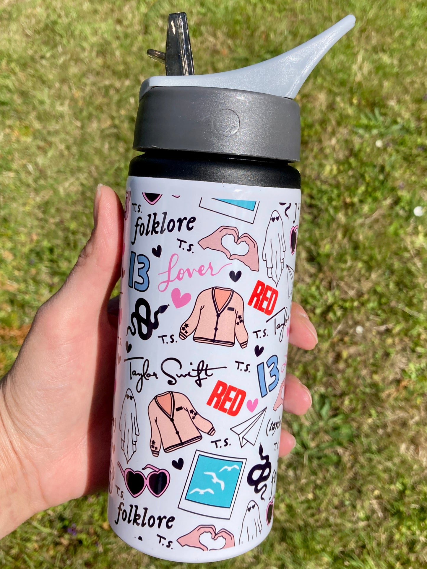 TS albums inspired water bottle 600ml