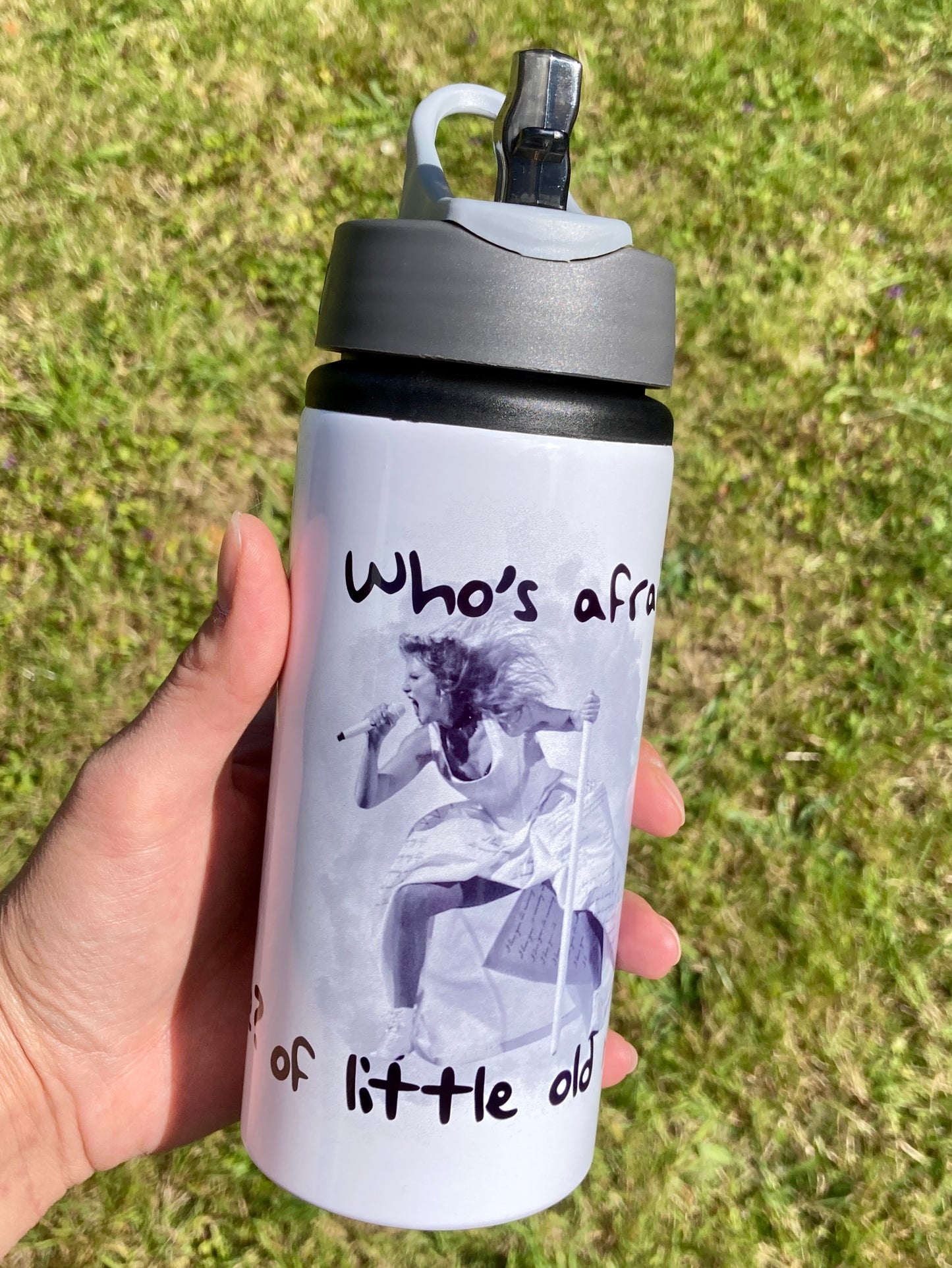 Taylor Swift TTPD lyrics inspired water bottle