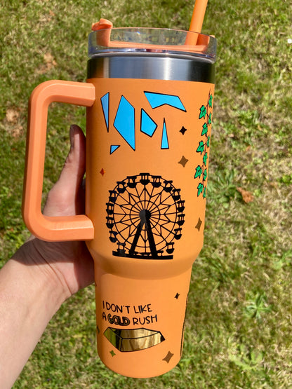 Evermore inspired - Orange - 40oz tumbler