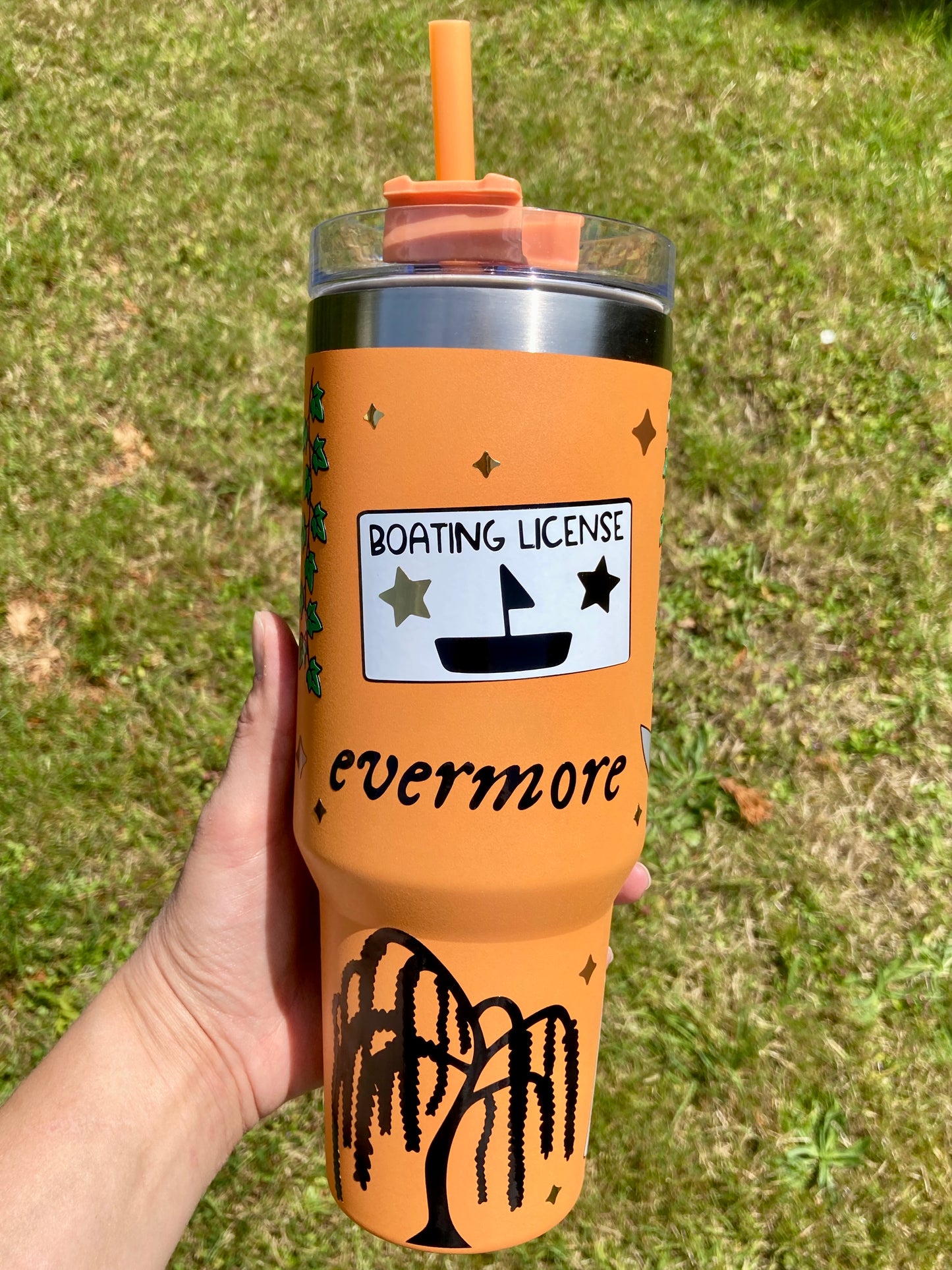 Evermore inspired - Orange - 40oz tumbler