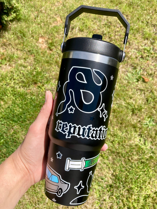 Reputation inspired - Black 30oz tumbler