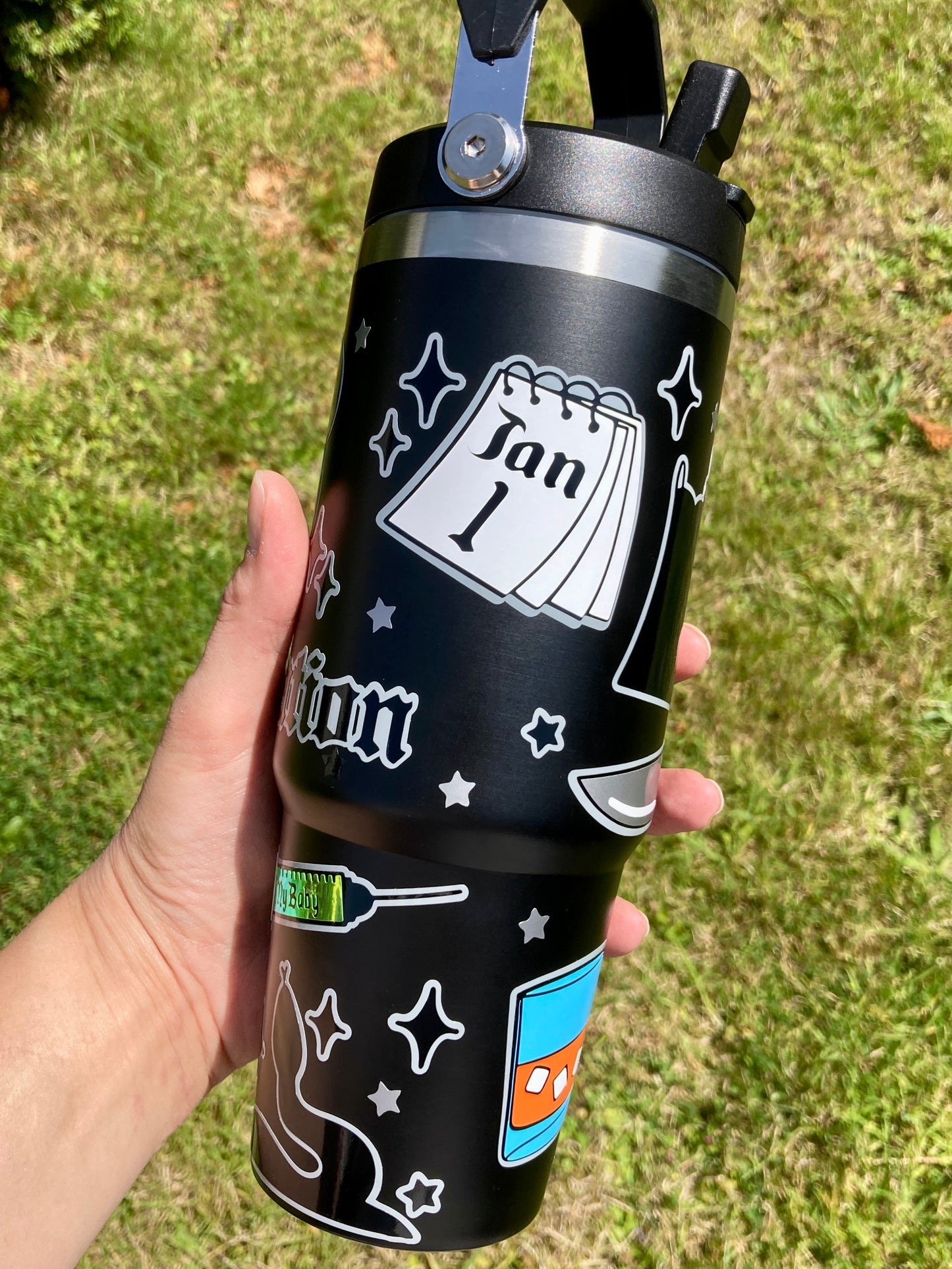 Reputation inspired - Black 30oz tumbler