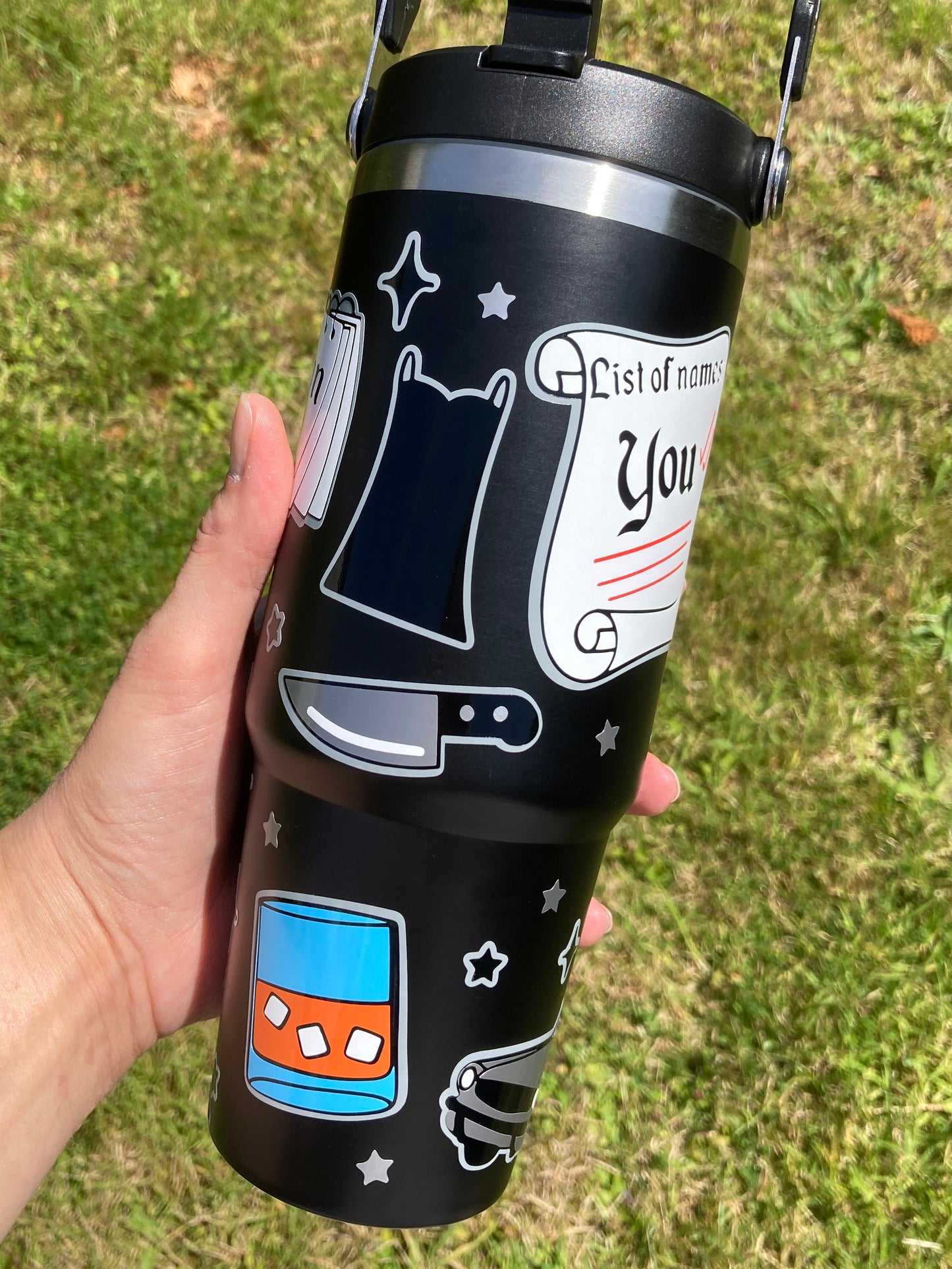 Reputation inspired - Black 30oz tumbler