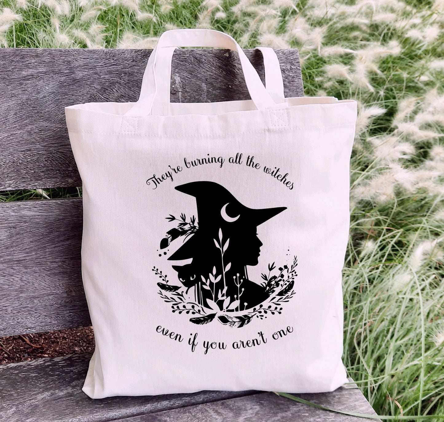 TS witches inspired tote bag