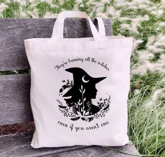 TS witches inspired tote bag
