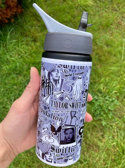 TS B&W albums inspired water bottle 600ml