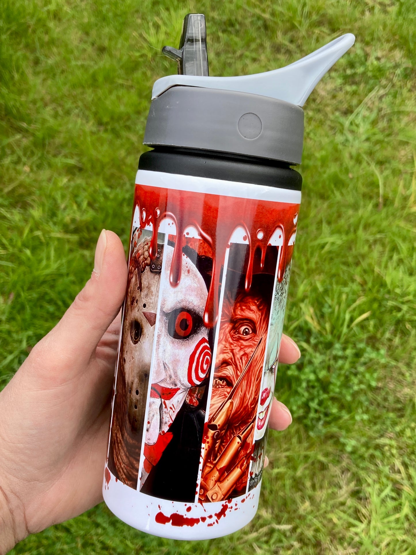 Horror movie villains - water bottle 600ml