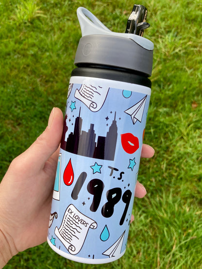 TS 1989 lyrics inspired water bottle