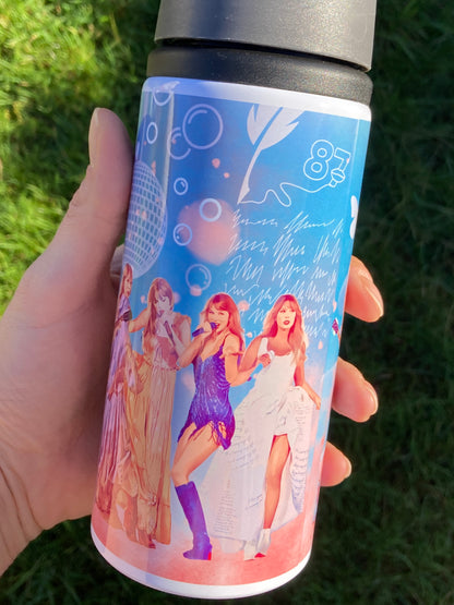 TS Blue Eras outfits water bottle 600ml