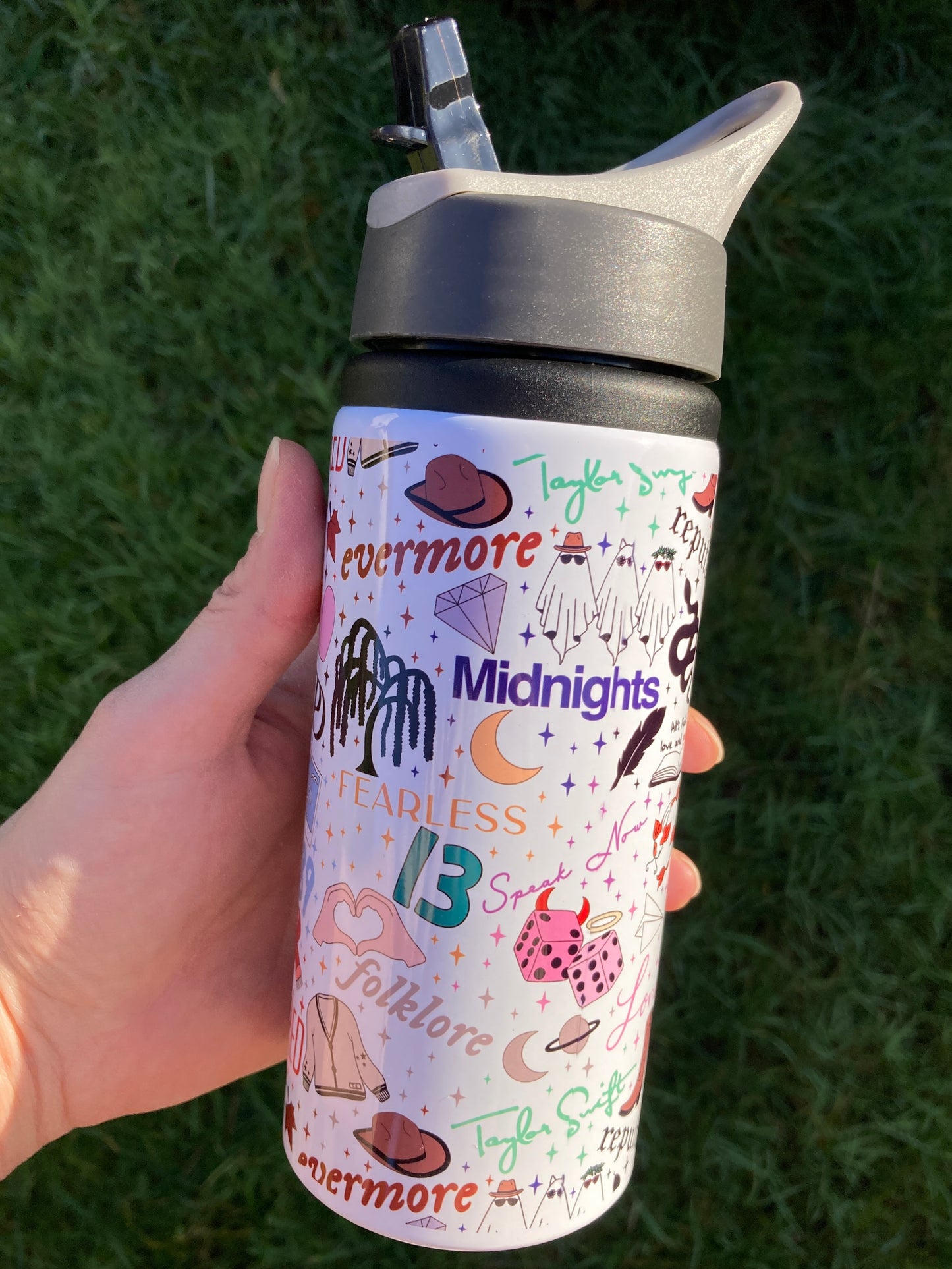 TS albums inspired water bottle 600ml