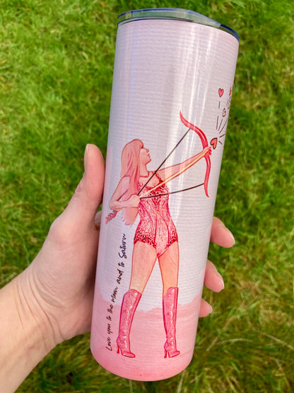 TS Archer inspired skinny tumbler Personalised option available