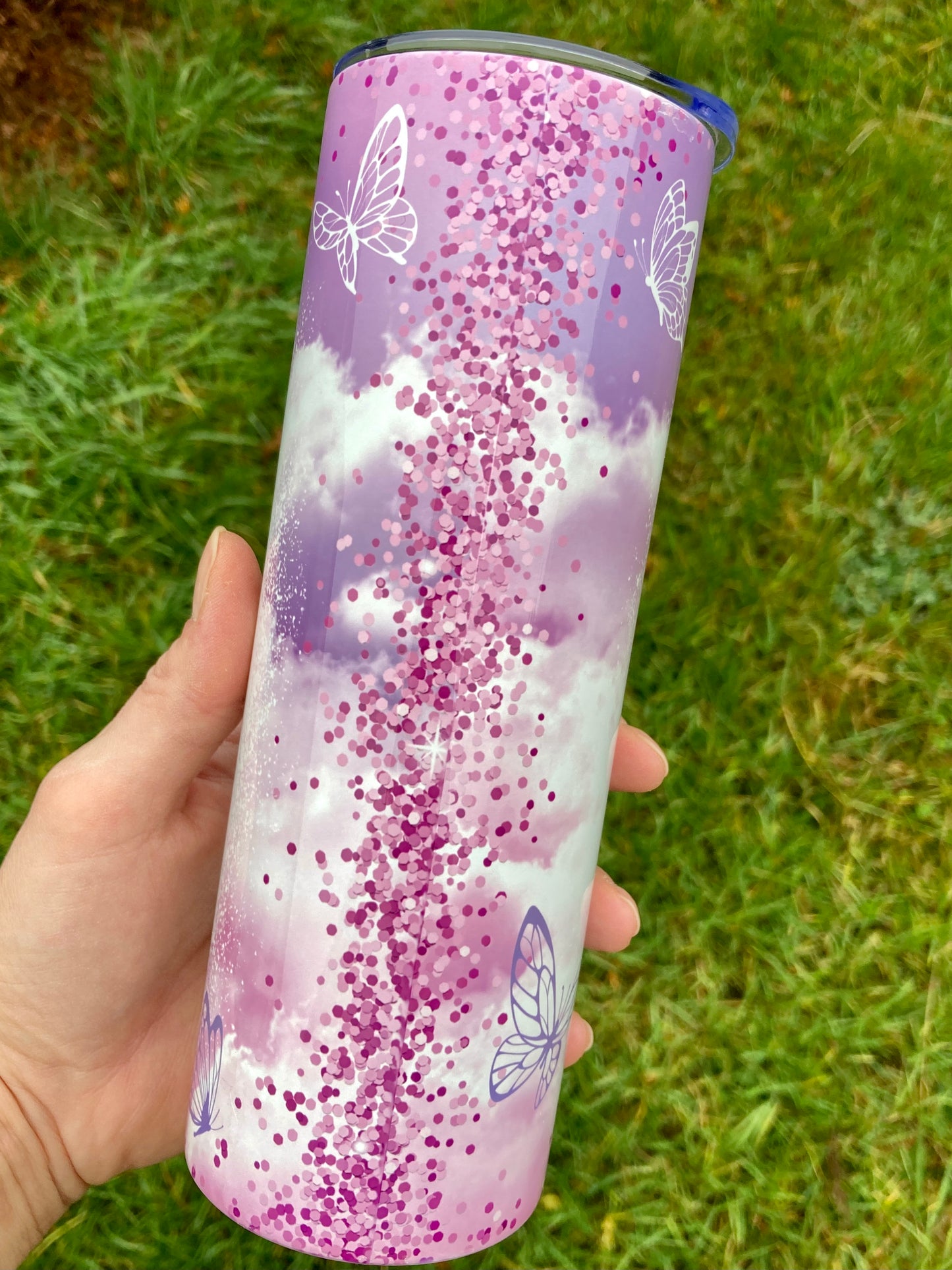 TS Karma Cat inspired skinny tumbler