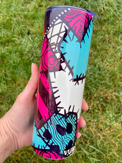 NBC Jack & Sally skinny tumbler