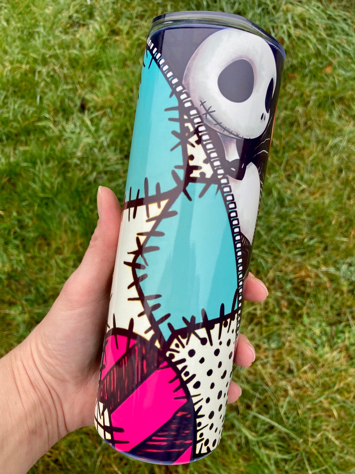 NBC Jack & Sally skinny tumbler