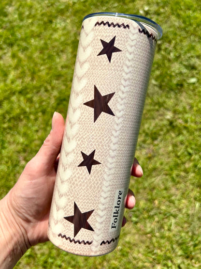 TS Cardigan inspired skinny tumbler