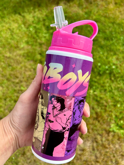 Sajaboys pink 600ml water bottle