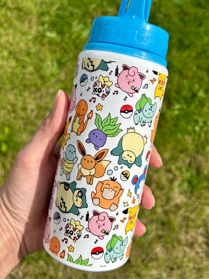Pokemon 600ml blue water bottle