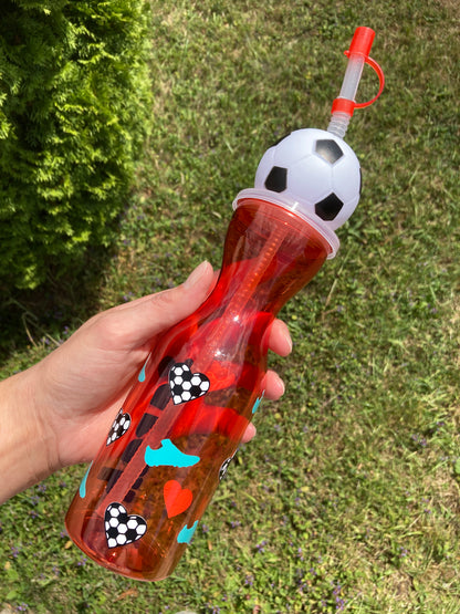 Personalised kids animal water bottle