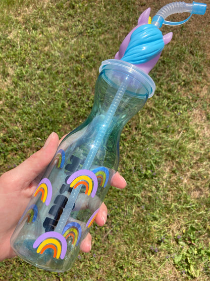 Personalised kids animal water bottle