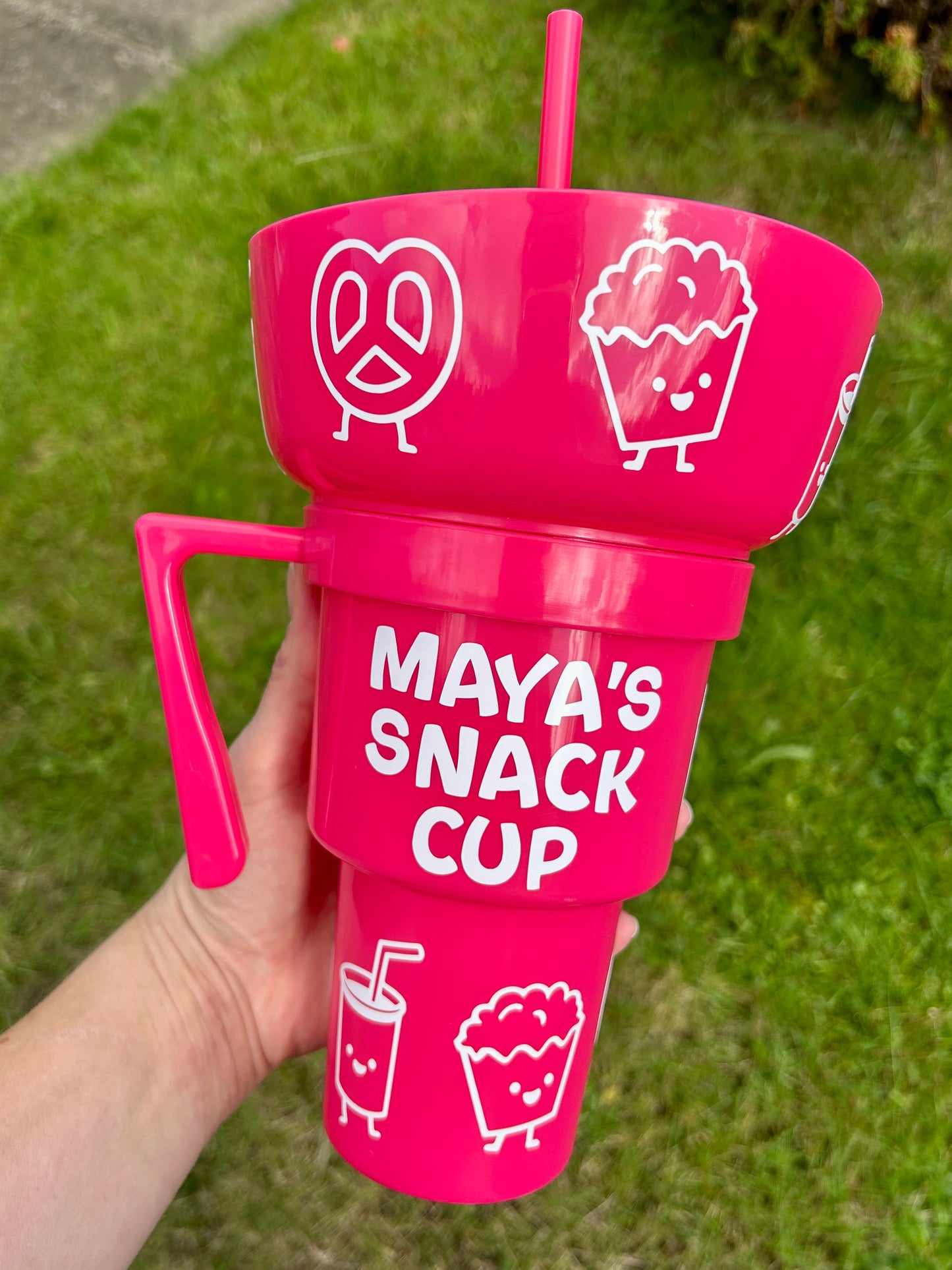 Personalised 2 in 1 Snack cup