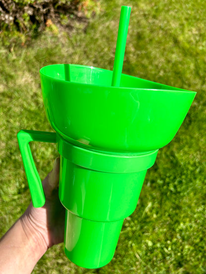 Personalised 2 in 1 Snack cup