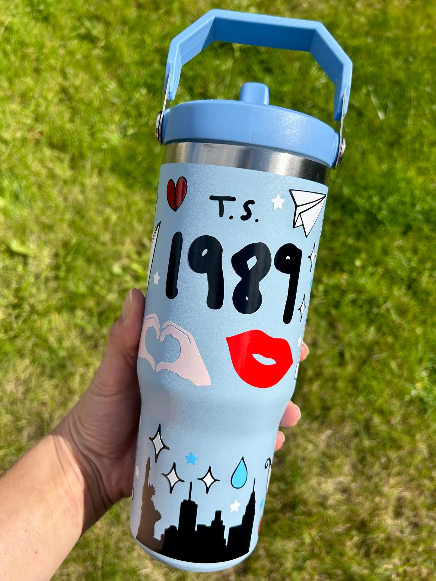 1989 inspired - light blue - 30oz tumbler