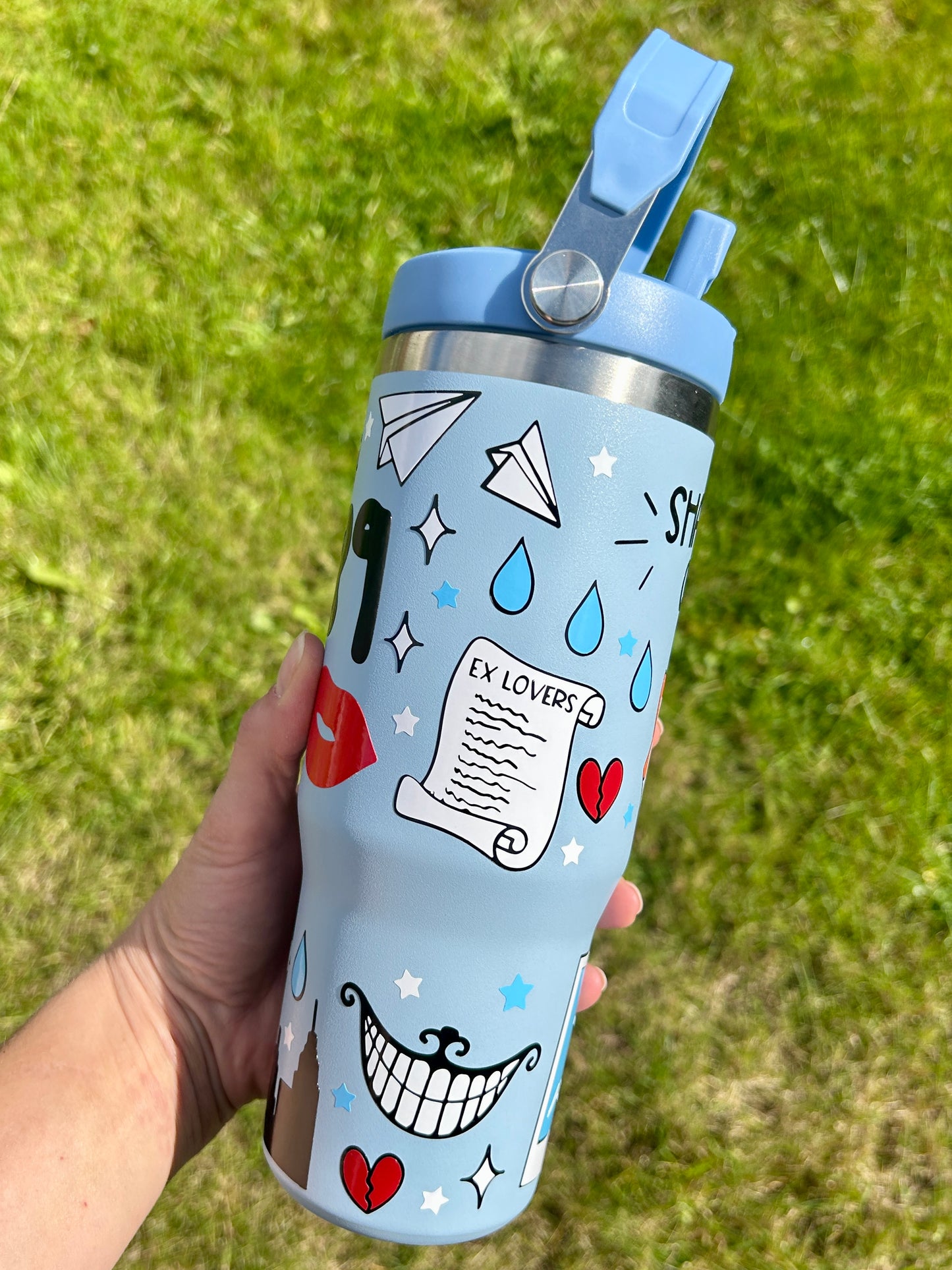 1989 inspired - light blue - 30oz tumbler