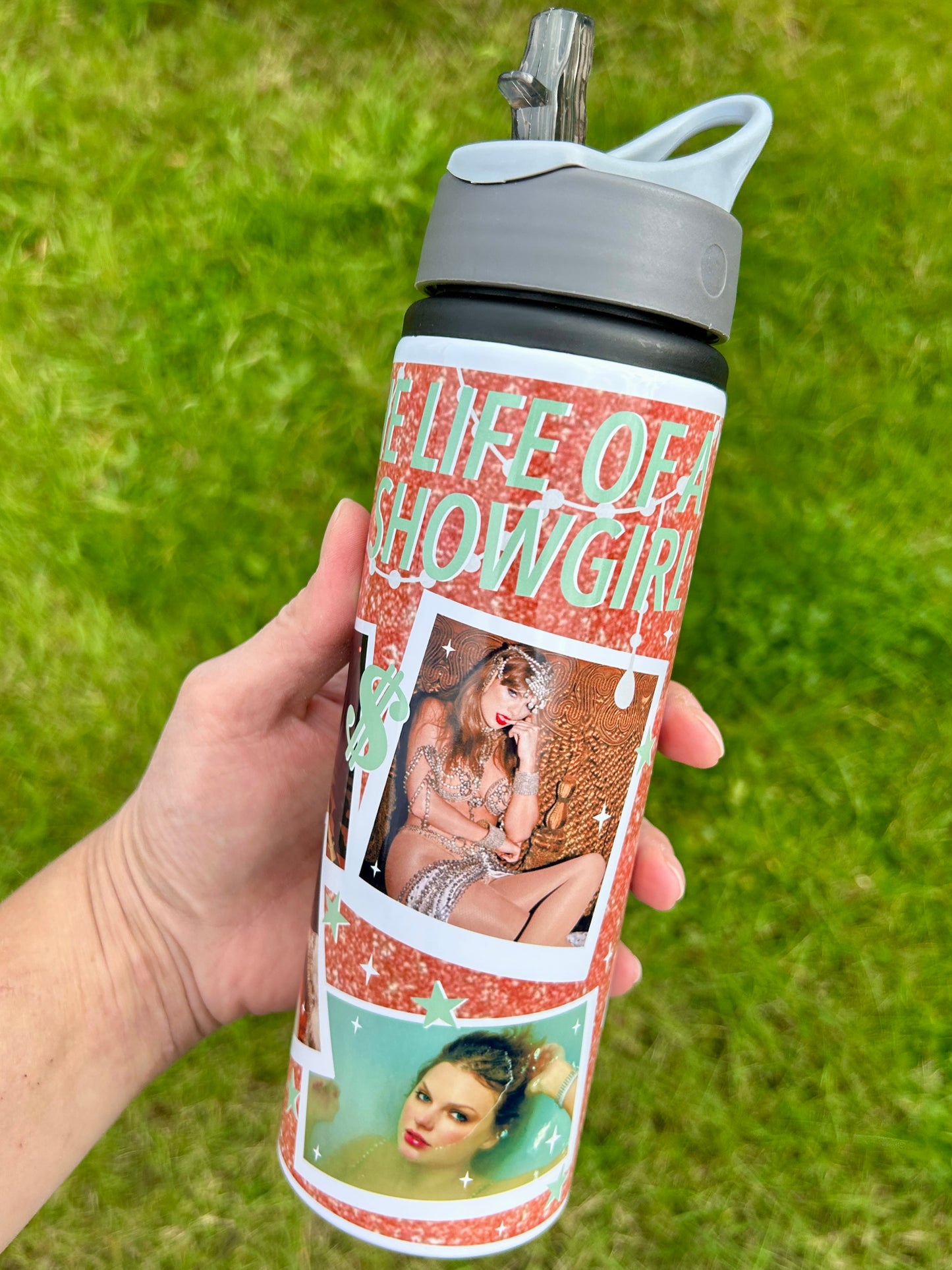TS Showgirl album inspired 750ml water bottle