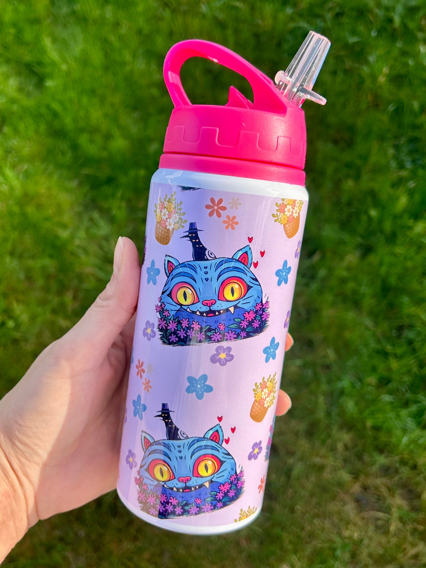 Derpy new pink 600ml water bottle