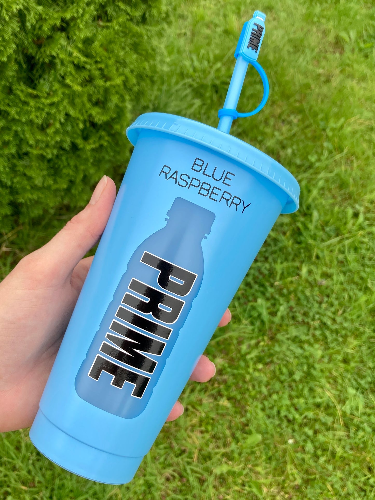 Prime Blue Raspberry 24oz cold cup