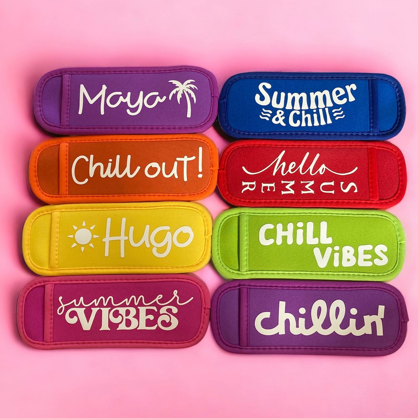 Personalised ice pop holder