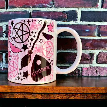Pink Witches Brew mug