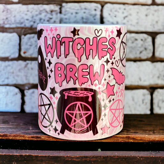 Pink Witches Brew mug