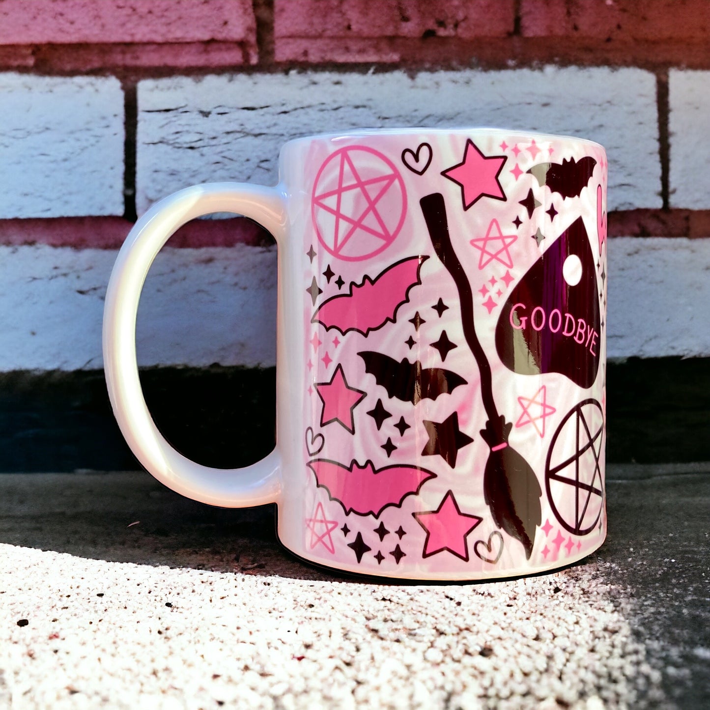Pink Witches Brew mug